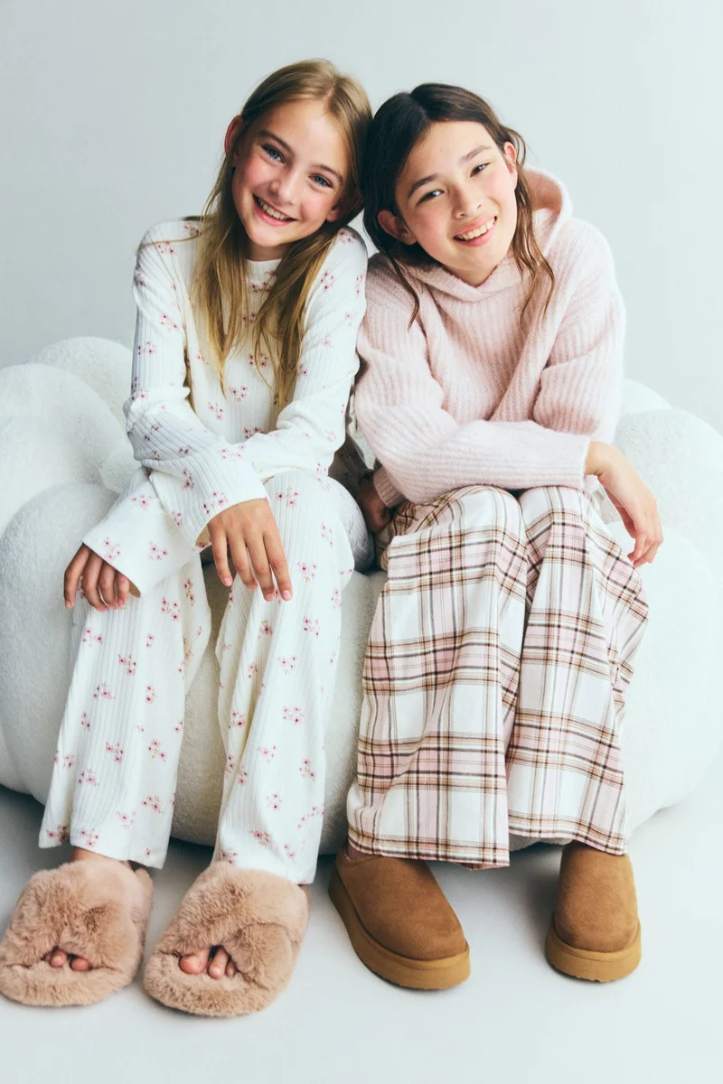 اتش اند ام بنطلون من القطن