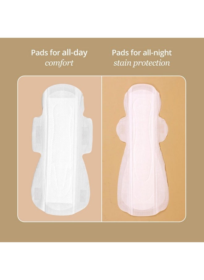 CARMESI Day-To-Night Protection Combo | 10 Xl Air Feel Pads And 8 Xxxl+ Air Feel Night Pads | Airy, Dry, Sweat-Free & Rash-Free | Extra-Long | Wide Back | Soft & Ultra-Thin | Super-Absorbent Core  - Image 3