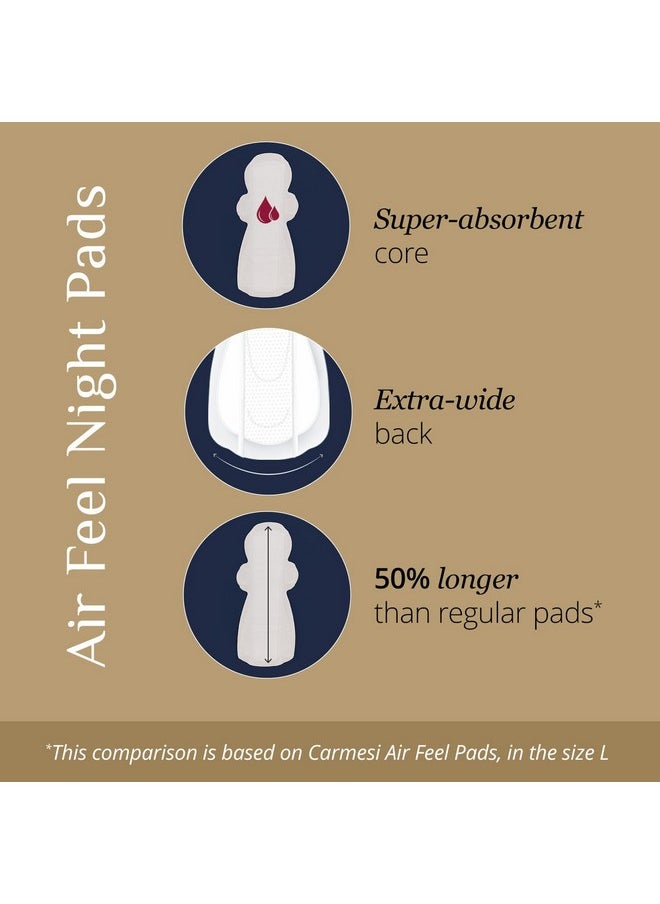 CARMESI Day-To-Night Protection Combo | 10 Xl Air Feel Pads And 8 Xxxl+ Air Feel Night Pads | Airy, Dry, Sweat-Free & Rash-Free | Extra-Long | Wide Back | Soft & Ultra-Thin | Super-Absorbent Core  - Image 5