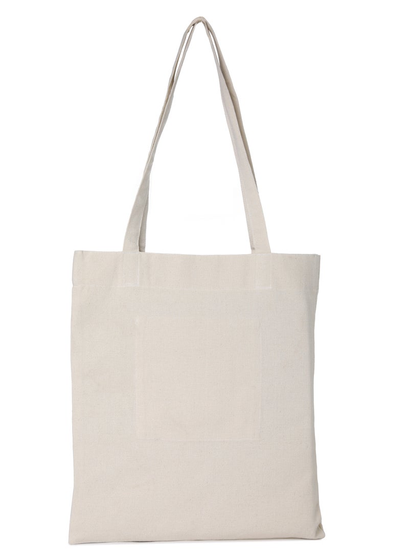 Tote Bag off White Canvas Cotton /40*35cm  - Image 2