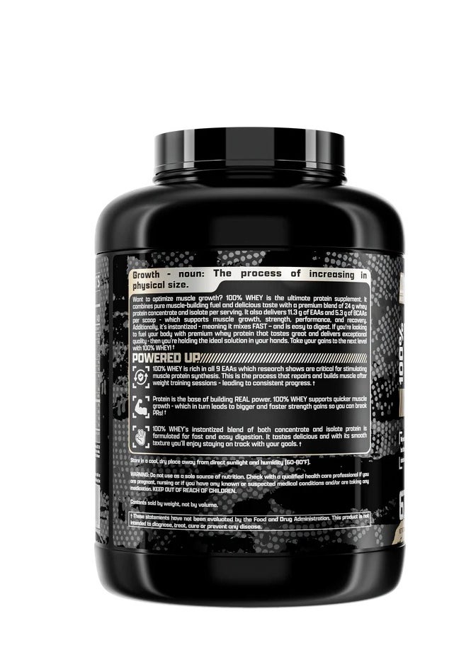 Nutrex Research Nutrex Research -100% Whey Protein Powder, 24g Protein per Serving, Muscle Gain & Recovery, Vanilla Flavor, 5 LB, 67 Servings  - Image 2