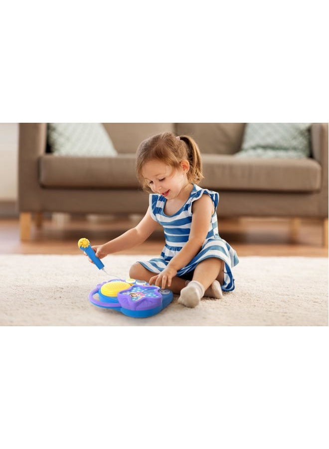 eKids Ms Rachel Karaoke Microphone with Boombox for Toddler Toys Fans, Kids Karaoke Machine with Built-In Music - Image 5