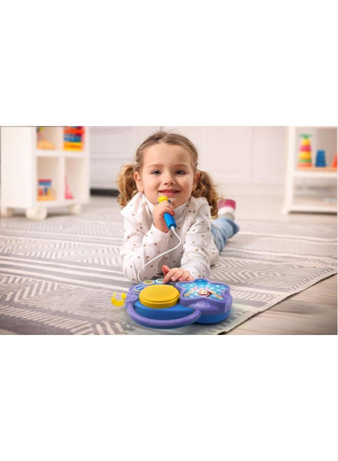 eKids Ms Rachel Karaoke Microphone with Boombox for Toddler Toys Fans, Kids Karaoke Machine with Built-In Music - Image 3