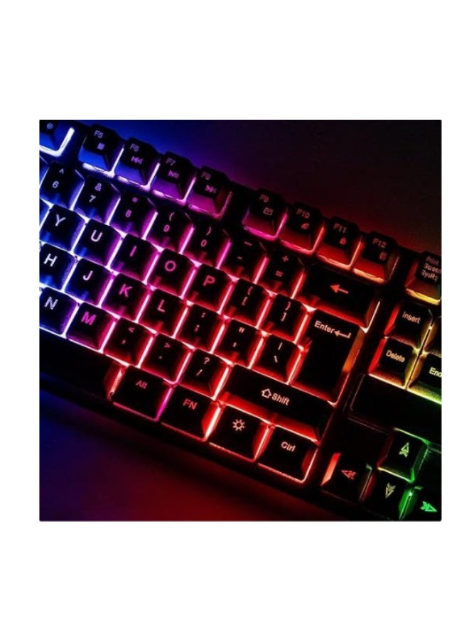 Gaming Keyboard & Mouse Combo – Wired LED Backlit Mechanical-Feel Keyboard with Precision Mouse for PC, Laptop & Daily Use - Image 5