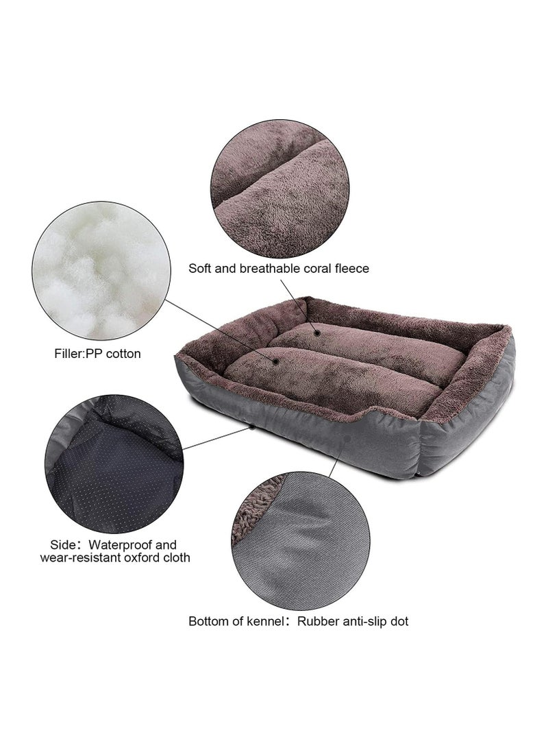 Coolbaby Dog Beds For Large Dogs, Rectangle Washable Pet Mattress Comfortable And Breathable Large Dog Bed 32 x 24 Inch