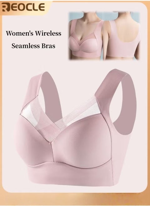 Wire-free Sports Tube Top Bra with One-piece Fixed Latex Cup Traceless Ice Silk Thin Style Refreshing Breathable and Anti-sagging