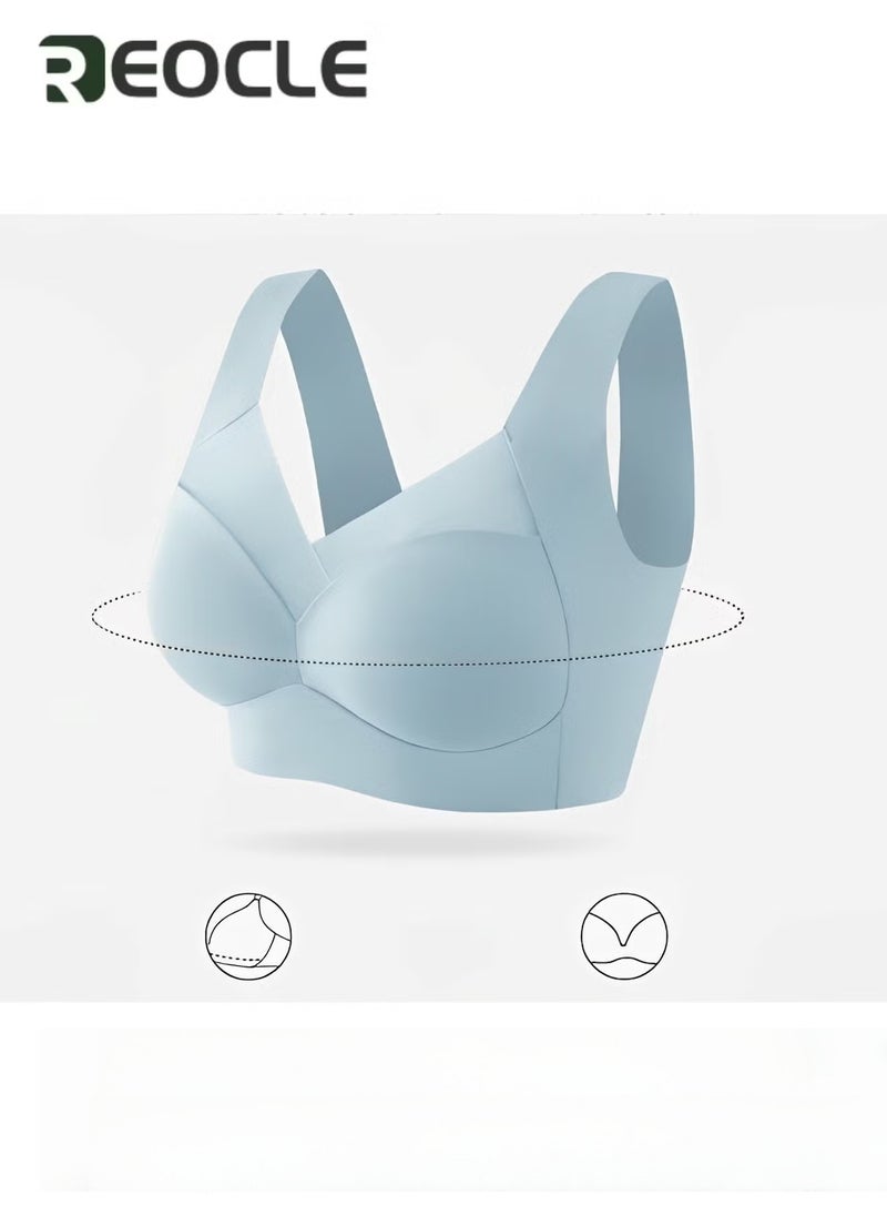 Wire-free Sports Tube Top Bra with One-piece Fixed Latex Cup Traceless Ice Silk Thin Style Refreshing Breathable and Anti-sagging