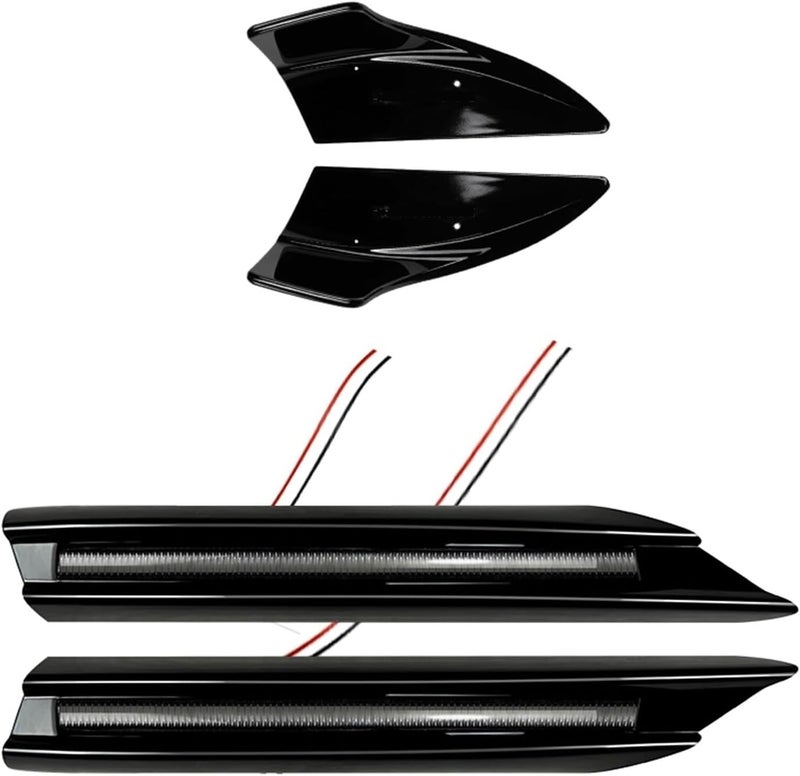 DEMULAX Front Bumper Side Splitter Cover for C Class W206 - Image 1