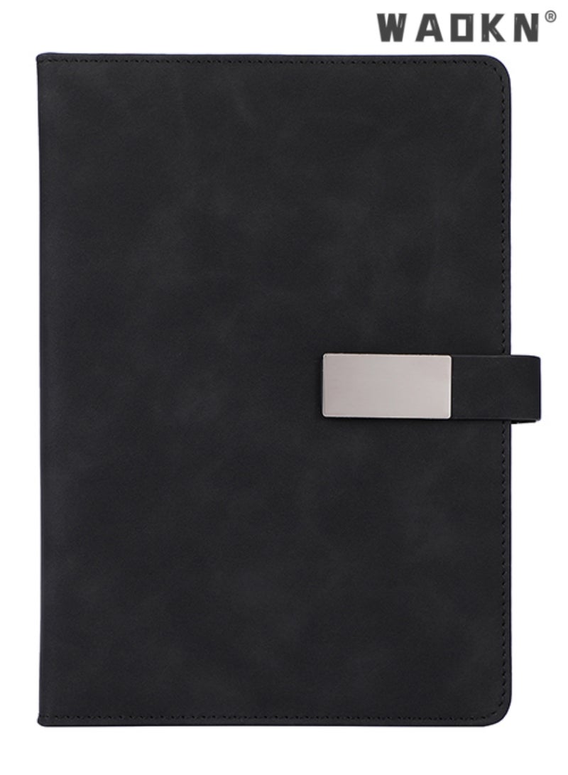 WAOKN Notebook,A5 Lined Leather Journal Notebook,Personalized Hardcover Journal Set with Pen &Gift Box,240 Pages 100gsm Thick Ruled Paper Daily Diary for Men Women School,Travel,Business,Work,Home Writing - Image 2