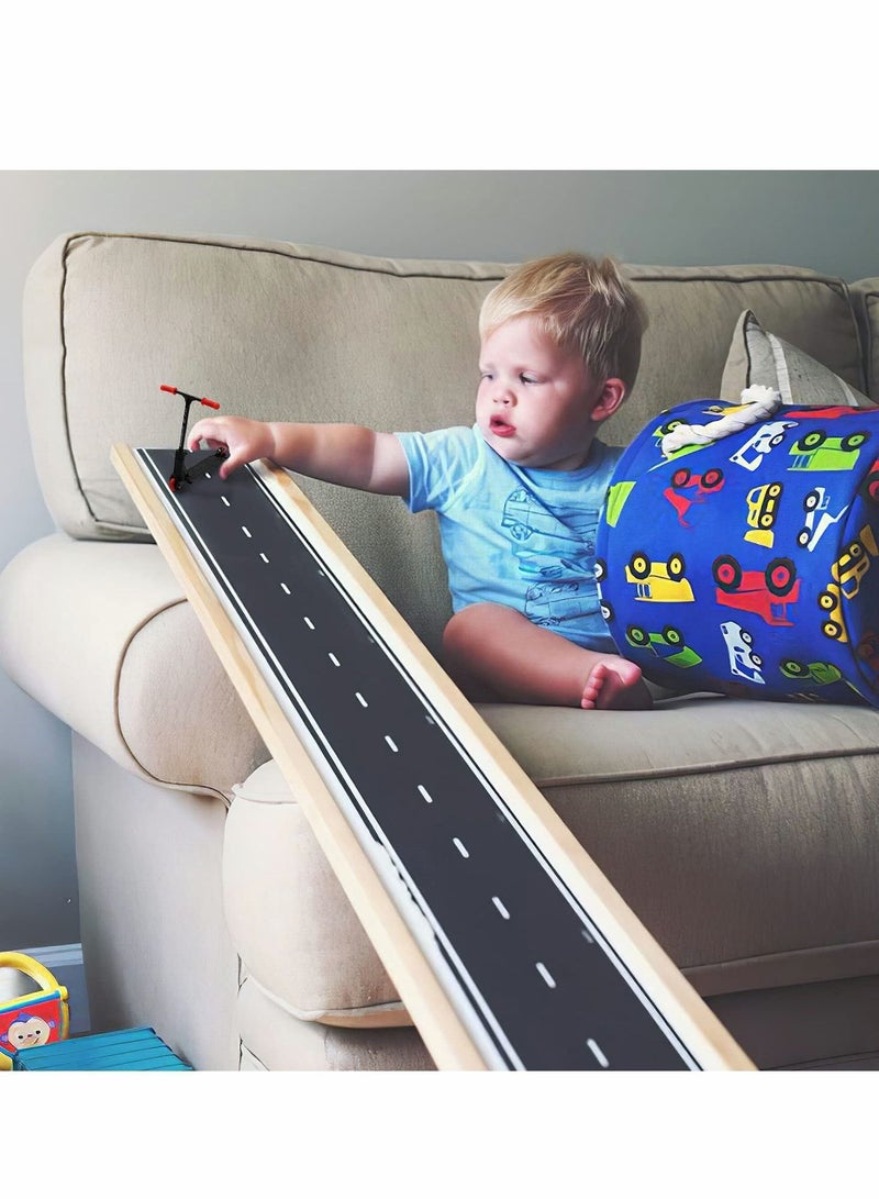 Y&D Mini Skateboards for Fingers with Pants, Alloy Finger Scooter Model Set, Interactive Toy Scooters Tools  - Image 4
