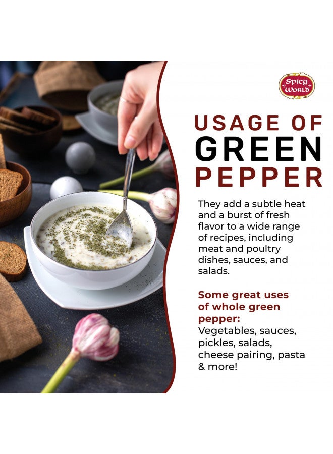 Spicy World Whole Green Peppercorns 4 Oz Bag - Steam Sterilized & All Natural - Image 4