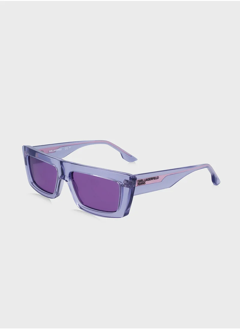 كارل لاغرفيلد Rectangle Sunglasses