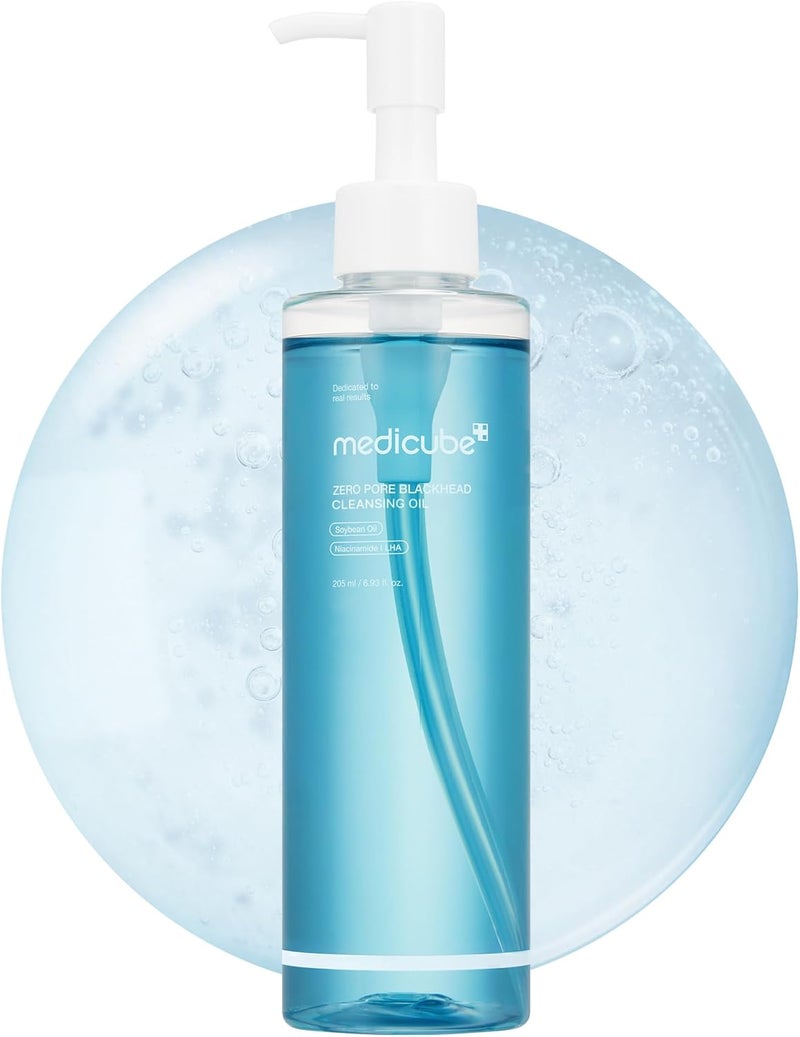 Medicube Zero Pore Blackhead Cleansing Oil | Makeup Remover for all skin types, Daily Moisture Facial Cleanser, Low-Irritation | Korean Skin Care - Image 1