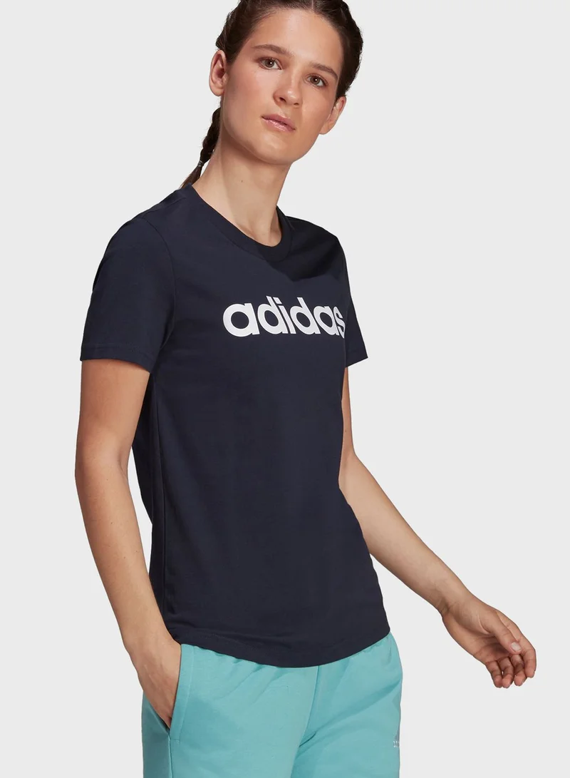 Adidas Loungewear Essentials Slim Logo T-Shirt