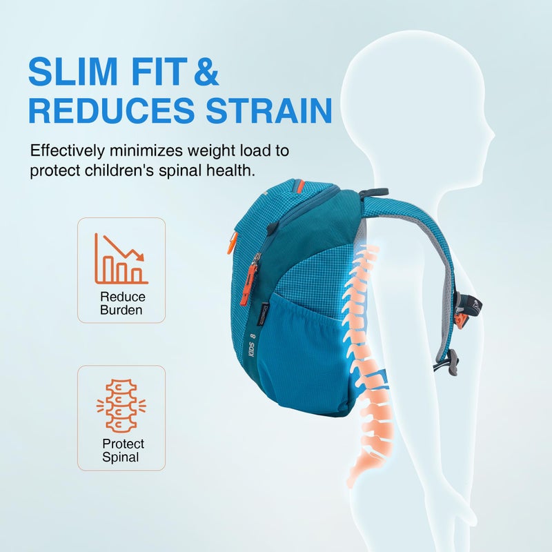 MOUNTAINTOP 8L Kids Backpack for 1-3 Year Olds,Toddler Backpack Travel Daypack with Chest Strap,Small Backpack for Preschool and Kindergarten - Image 3