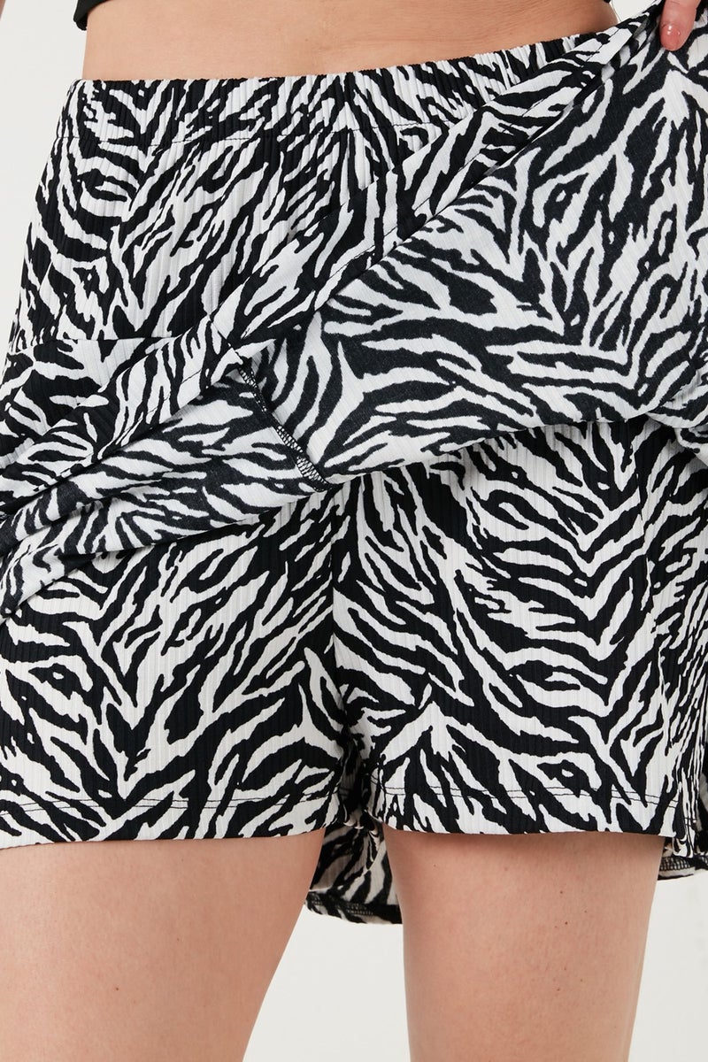 Lela Elastic Waist Mini Shorts Skirt Women Skirt 5864024  - Image 5