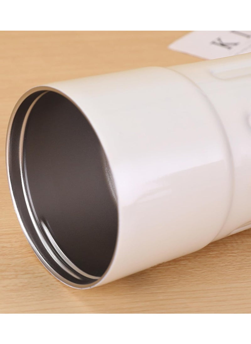 Twisoo - Twisoo Coffee Thermos with Smart Temperature Display, 500ml Stainless Steel Leak-Proof Travel Mug, Hot & Cold, Cream - Image 1