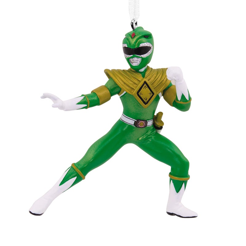 هولمارك Hallmark Hasbro Power Rangers Green Ranger Christmas Ornament - Image 1