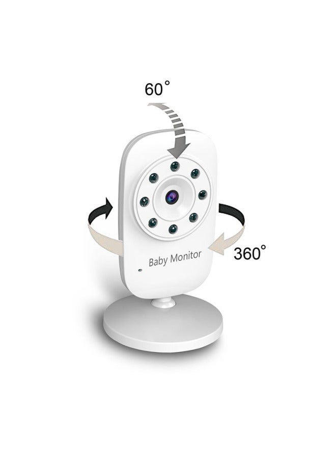 Sm24 Wireless Baby Monitor 2.4 Inch Digital Children Night Vision Monitor Lullaby Intercom Room Temperature Detection - Image 3