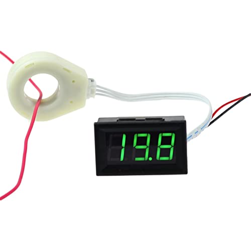 bayite DC 5-120V 100A Mini Digital Current Voltage Amp Meter Ammeter Gauge with Hall Effect Sensor Transformer - Image 1