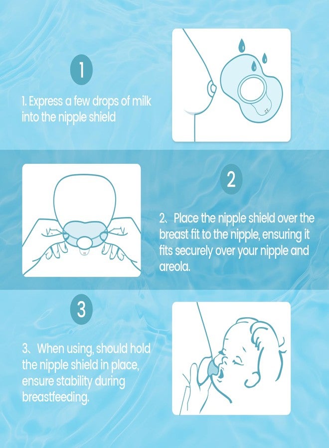 Hranio Breast Pads Feeding Covers for Women Nipple Shields for Breastfeeding Newborn Nipple Shield Breast Feeding Covers for Women Milk Collectors for Breastfeeding BPA/BPS Free 100% Food Grade Silicone - Image 5