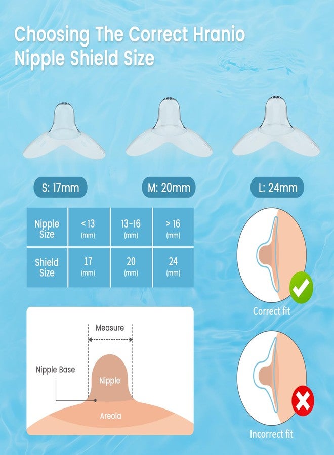 Hranio Breast Pads Feeding Covers for Women Nipple Shields for Breastfeeding Newborn Nipple Shield Breast Feeding Covers for Women Milk Collectors for Breastfeeding BPA/BPS Free 100% Food Grade Silicone - Image 3