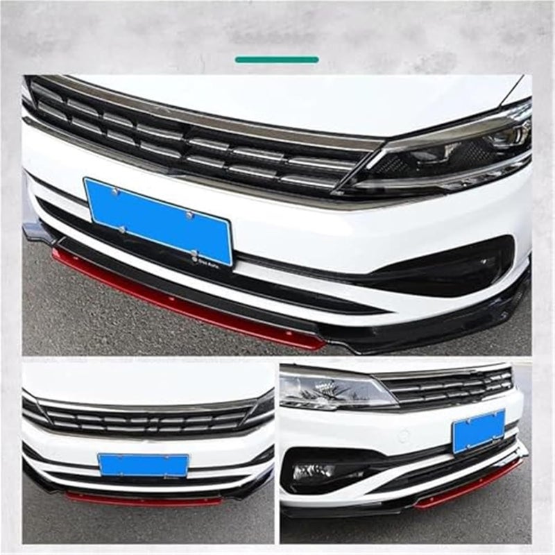 QASULER Car Front Lip Bumper Spoiler for VW Polo - Image 2