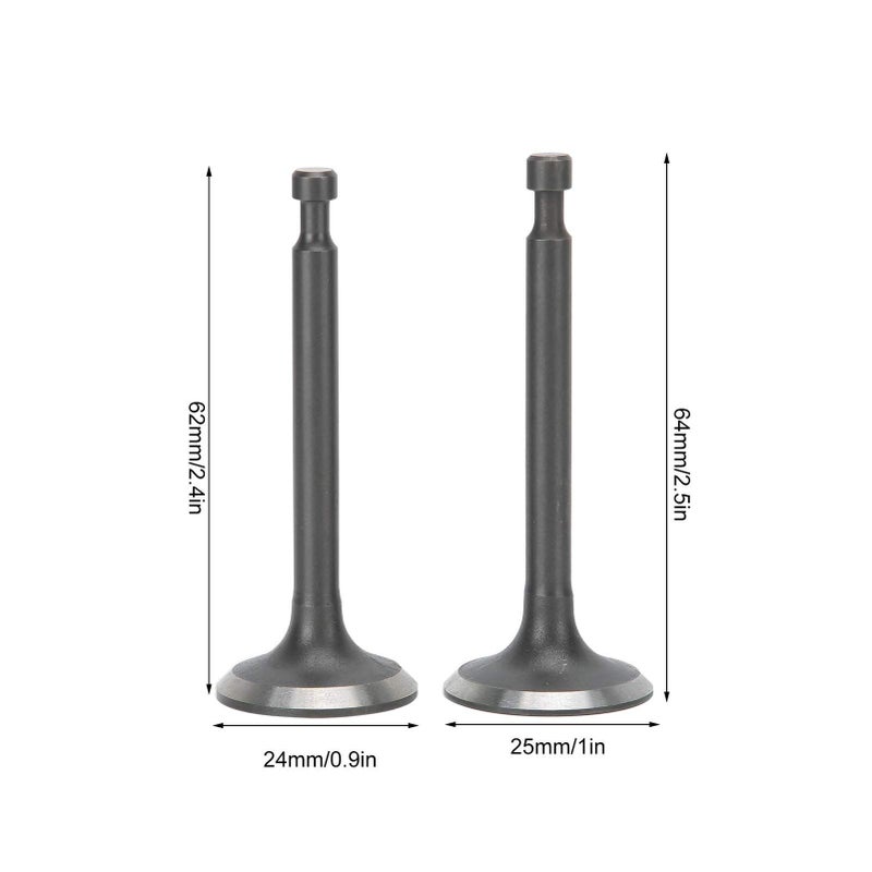 OEM Intake Exhaust Valve Kit High Performance Replacement 2 Set Gasoline Generator 168F GX160 GX200 - Image 3