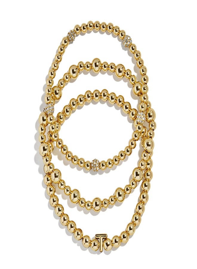 BaubleBar Pisa Bracelet Gift Set - Letter T - Image 1
