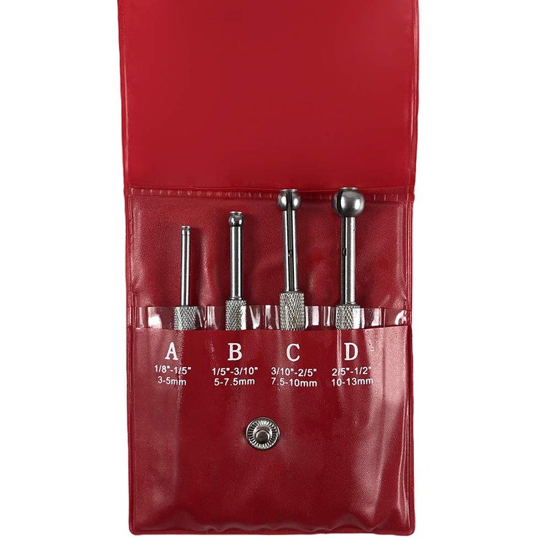 QWORK Small Hole Gauge Set Telescoping Full Round Bore Gauge, 4 pcs - Image 2