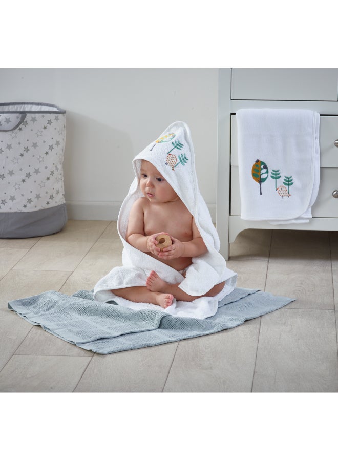 كايندر فالي حزمة مناشف بغطاء للرأس من قماش ثري ليتل بيردز - Image 1