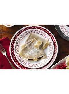 Corelle 12-Piece Crimson Trellis Dinnerware Set  - Image 3