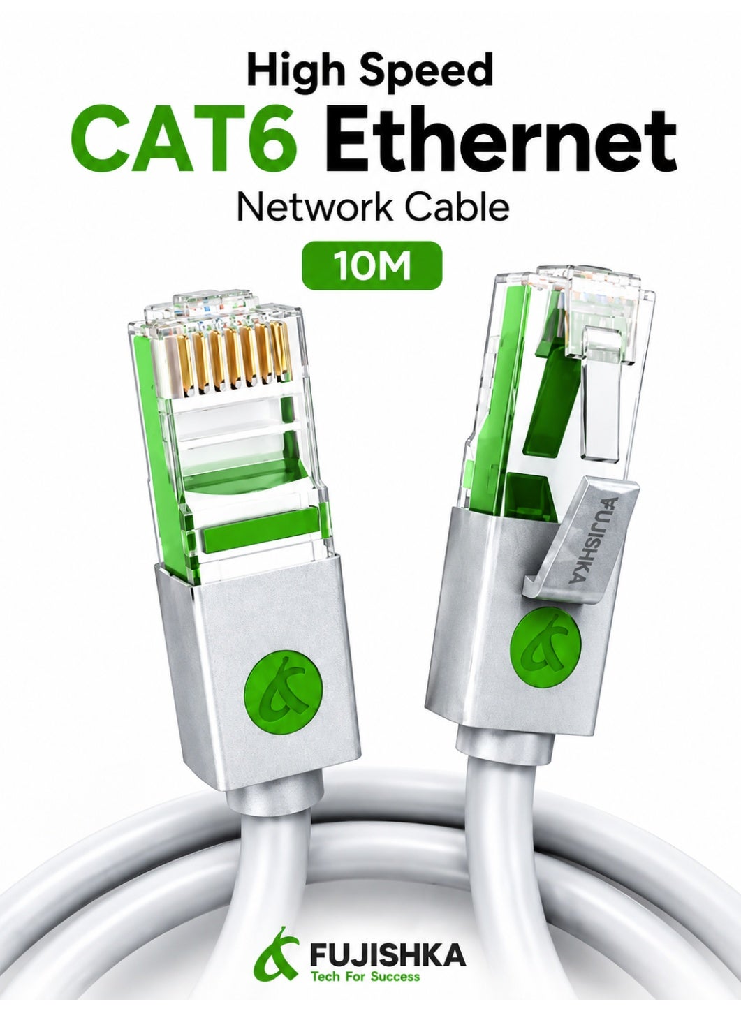 FUJISHKA FUJISHKA High Speed CAT6 Ethernet Network Cable 10m ZD6C8344748D7CA1B7CB5Z