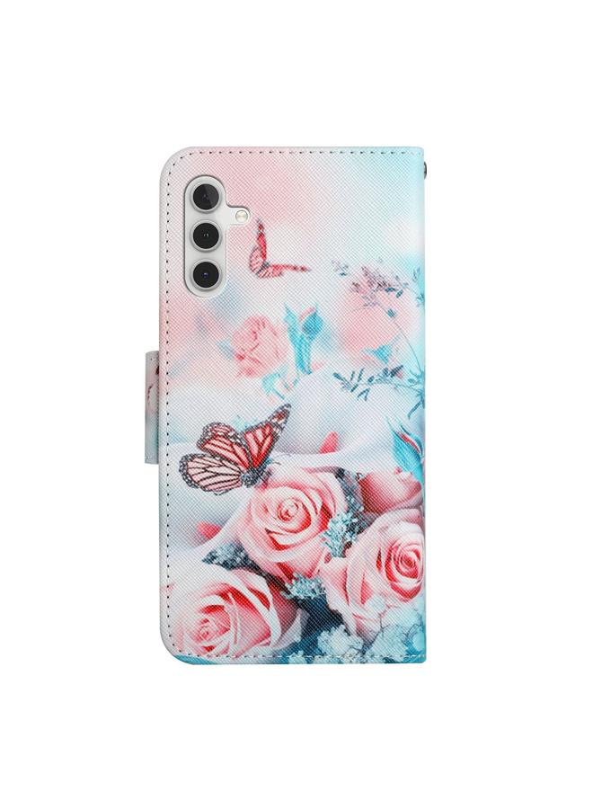 S-TOP Case For Samsung Galaxy A13 5G Painted Pattern Horizontal Flip Leather Phone Case - Image 3