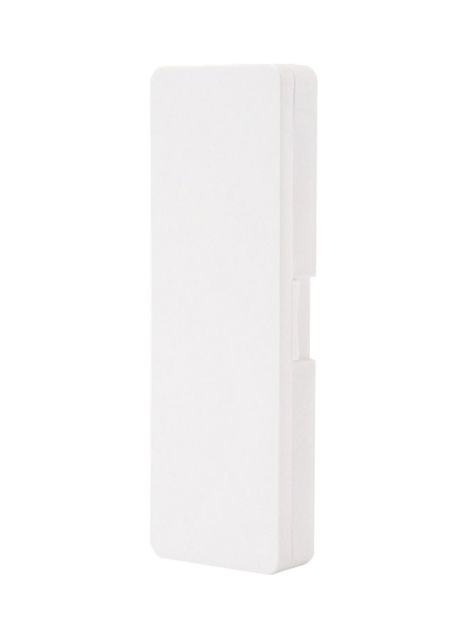 Plastic Pencil Stationery Box White
