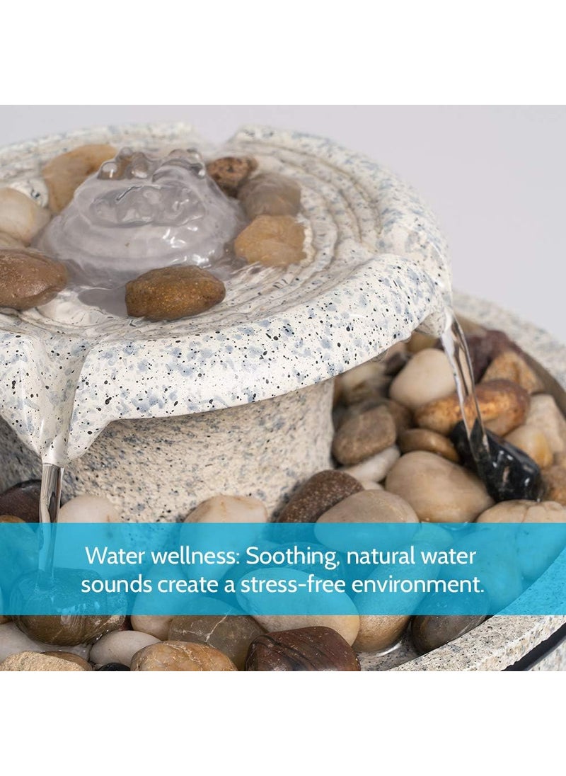 HoMedics Homedics Euphoria Relaxation Tabletop Fountain Natural  - Image 2