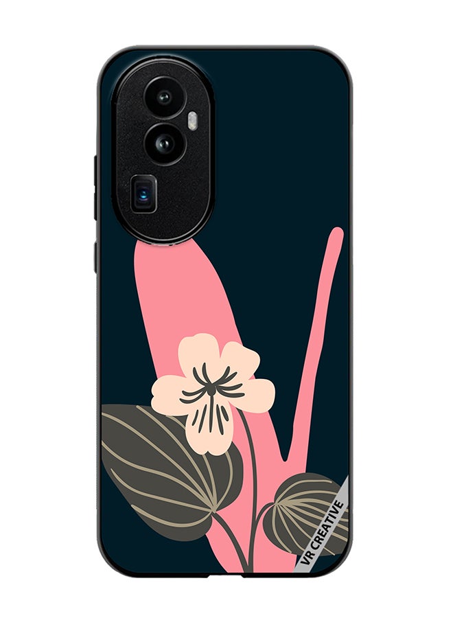 VR CREATIVE Protective Case Cover For Oppo Reno 10 Pro Plus Alphabet V Design Multicolour - Image 1