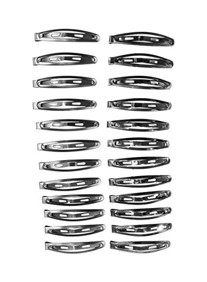 HP HIGH PROFILE 24-Piece Fashion Accessories Tic Tac Hair Clips for Women and Girl Black - Image 3