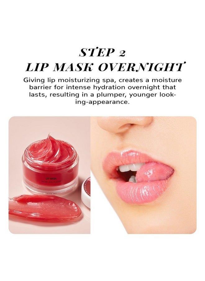 ANAI RUI - Anairui Lip Care Kitlip Mask & Lip Sugar Scrub Setovernight Lip Treatment Sleeping Mask & Lip Exfoliator Scrublip Balm Moisturizer For Dry Chapped Cracked Peel Lips Repair (Berries + Vc) - Image 1