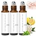 Traboto 3Pcs Teething Roller All Natural for Babies Velaria Teething Roller Baby Teething Oil Roller Velaria Natural Relief Roller A Thousand Roses Teething Roller Oil - Image 2