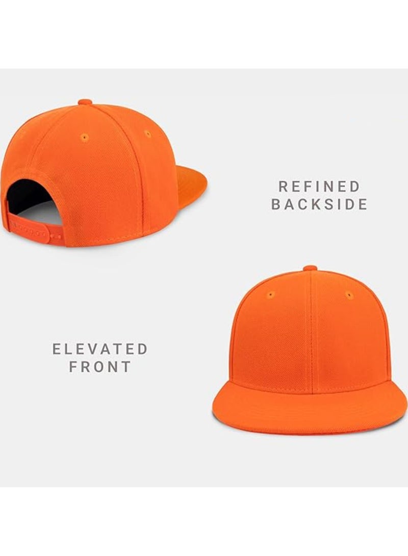 SARAOONT Snapback Flat Bim Hip-hop Hat Baseball Cap - Adjustable Unisex Dad Hat for Running, Workouts, and Outdoor Activities in All Seasons  - Image 2