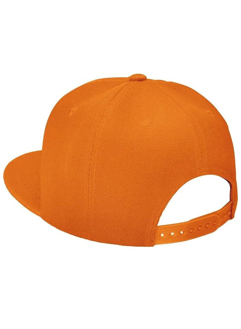 SARAOONT Snapback Flat Bim Hip-hop Hat Baseball Cap - Adjustable Unisex Dad Hat for Running, Workouts, and Outdoor Activities in All Seasons  - Image 3