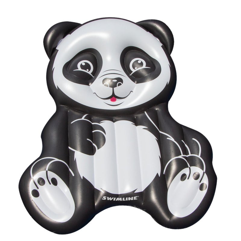 Swimline Inflatable Panda Pool Float BlackWhite 71508 - Image 2