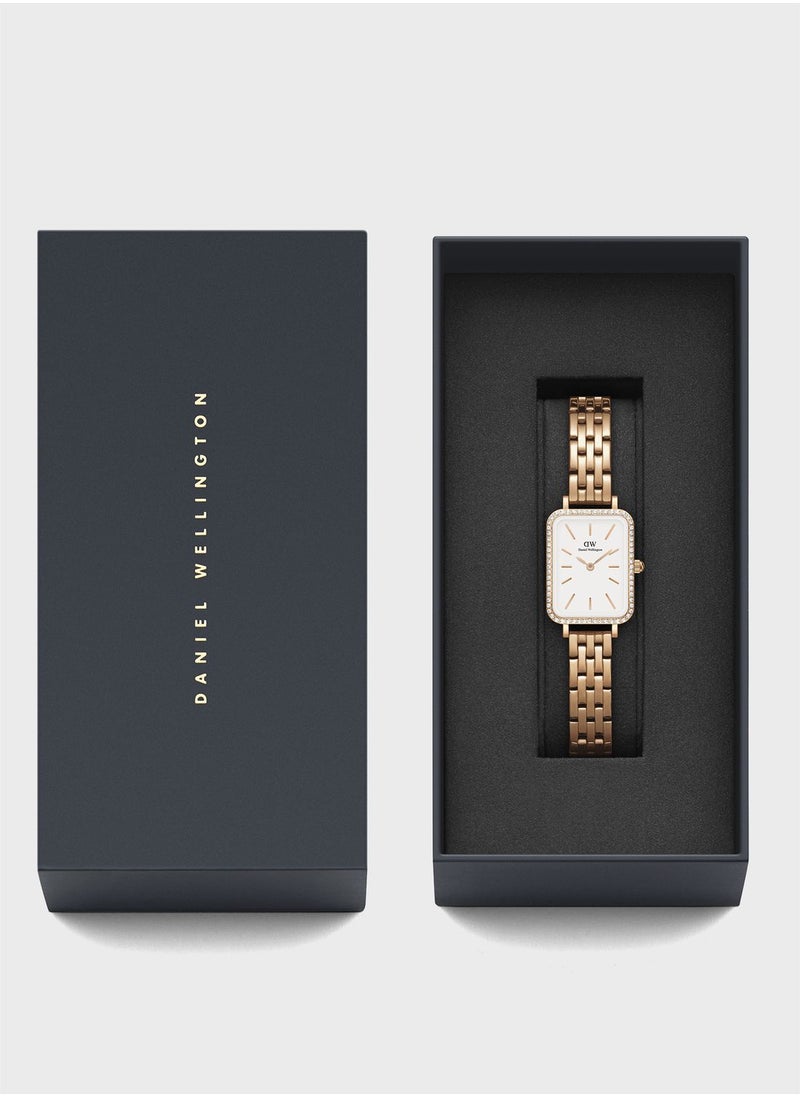 Quadro Steel Strap Analog Watch