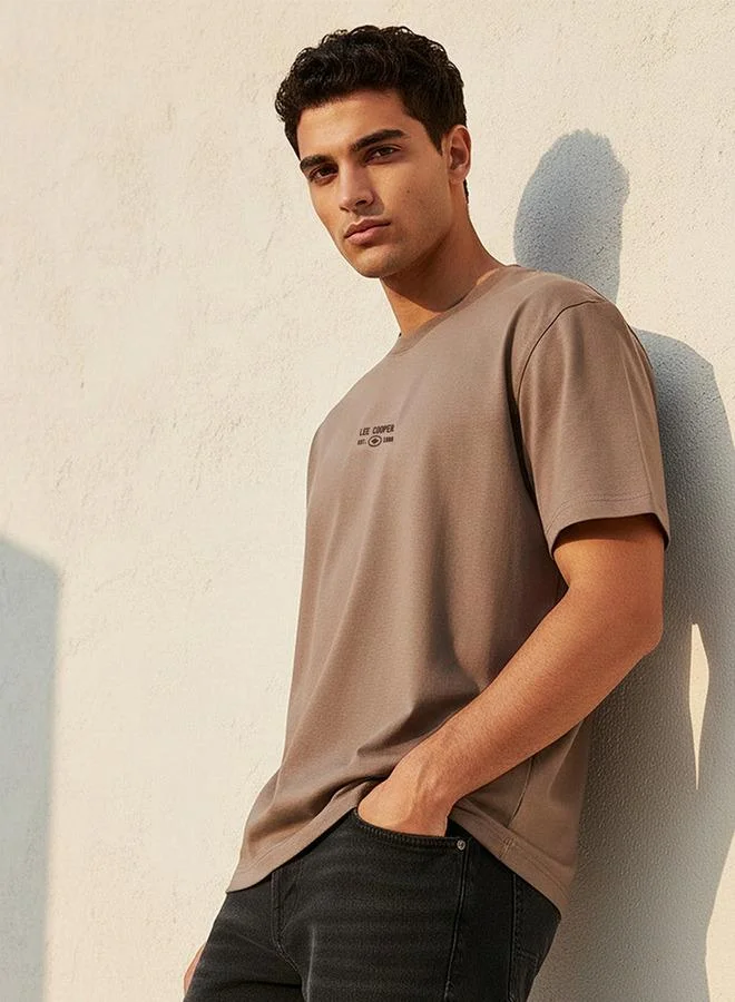Lee Cooper Lee Cooper Regular Fit Crew Neck Short Sleeves T shirt