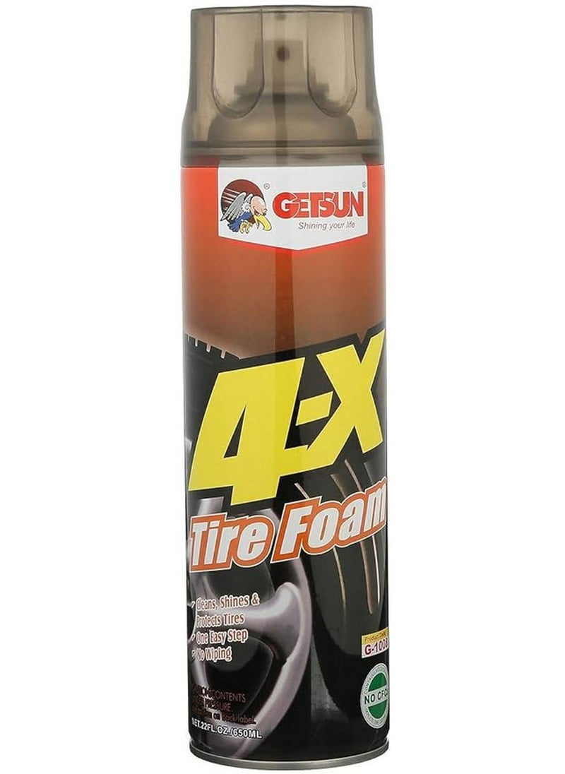 GETSUN 4-X Tire Foam 650 ML  - Image 1