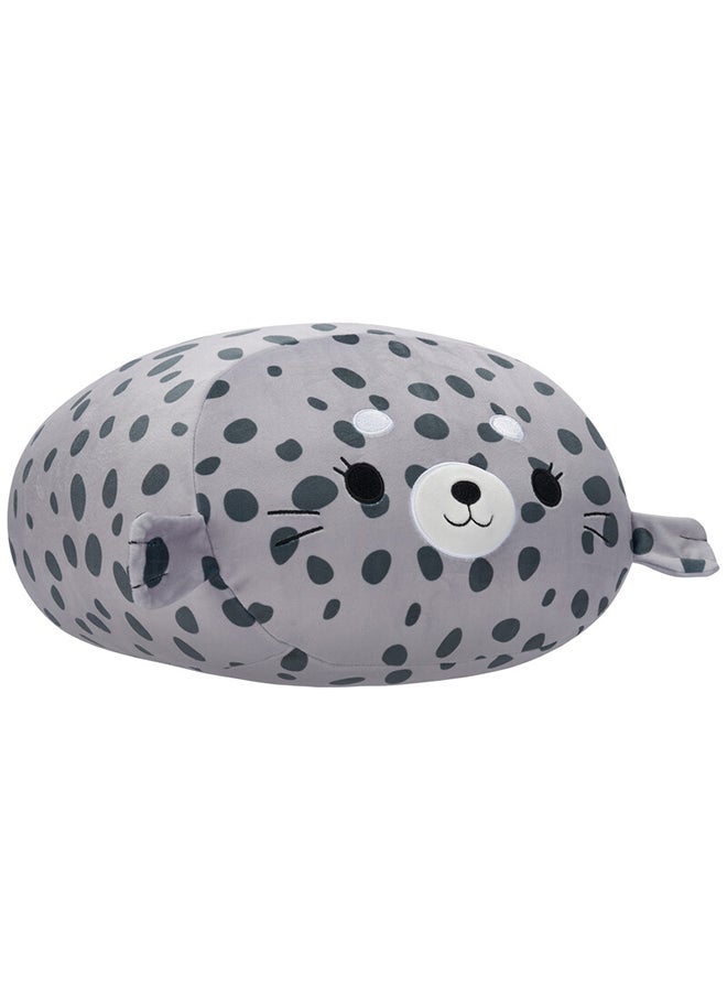 Squishmallows Medium Plush 12 inch Odile Grey Spotted Seal Stackables Officially Licensed Kellytoy Plush Toy Colorful Soft Gift for Kids Girls & Boys Washable Squishy Stuff Toy Multicolor All Age  - Image 4