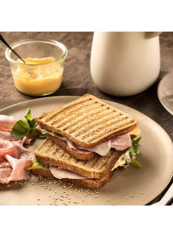 أريتي 810W 2-Slice Vintage Electric Toaster Beige and Silver 20 x 19 x 30 cm 00C015513ARAS 810 W 00C015513ARAS - Image 5
