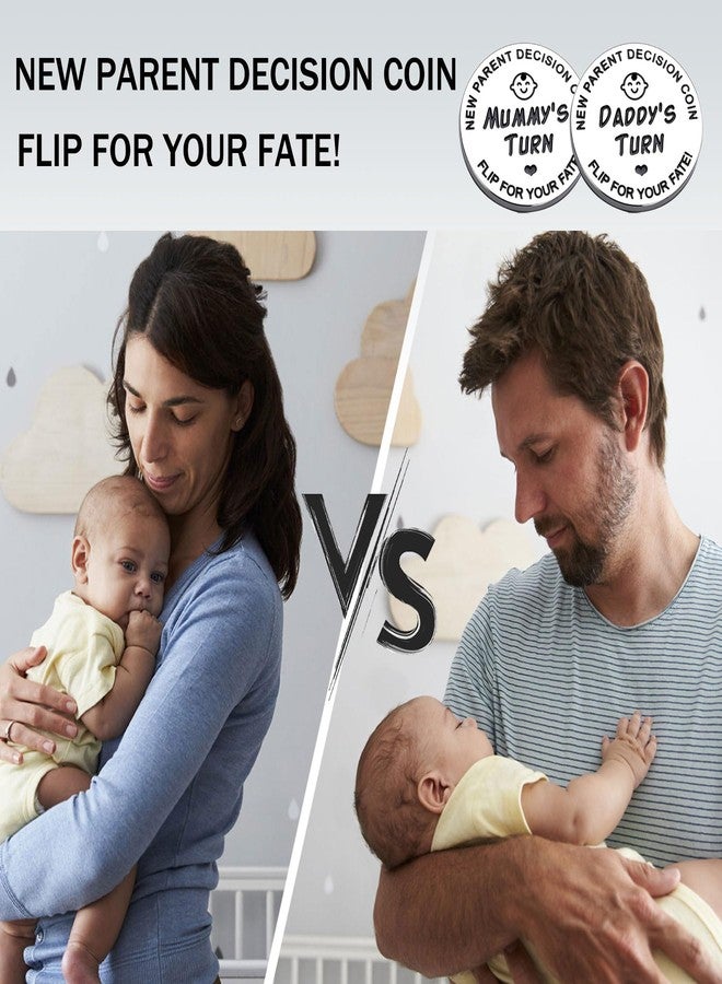 Vichona Funny New Parents Decision Gift,Pregnancy Gifts New Dad Mom Gifts,New Parents Gifts for Couples Halloween Thanksgiving Christmas Gift for First Time to be Moms Dads Daddy Mummy Double Sided - Image 3