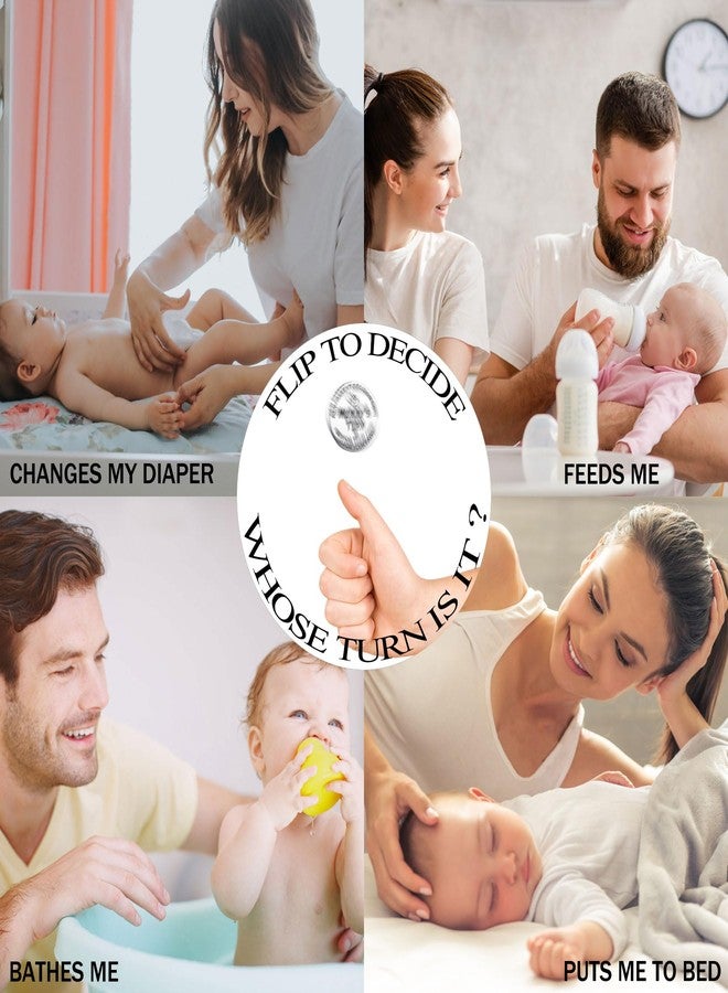 Vichona Funny New Parents Decision Gift,Pregnancy Gifts New Dad Mom Gifts,New Parents Gifts for Couples Halloween Thanksgiving Christmas Gift for First Time to be Moms Dads Daddy Mummy Double Sided - Image 4